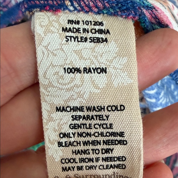 Soft Surroundings Simona Floral Maxi Dress - Picture 6 of 8